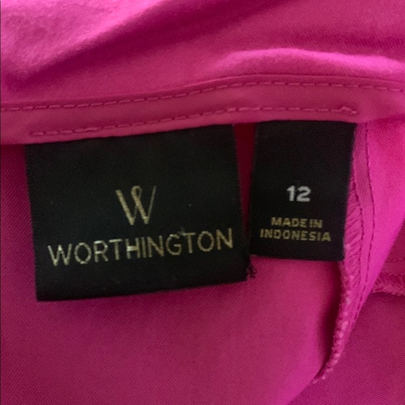 Worthington Pink Pencil Skirt Sleek Design - Picture 7 of 8